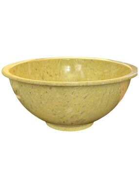 VTG Texas Ware 118 Lime Green Confetti Splatter Melamine 10" Mixing Bowl MCM